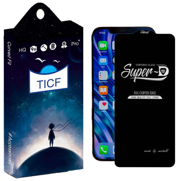 محافظ صفحه نمایش تی آی سی اف مدل  carbon Super D مناسب برای گوشی موبایل اپل IPHONE 12PROMAX