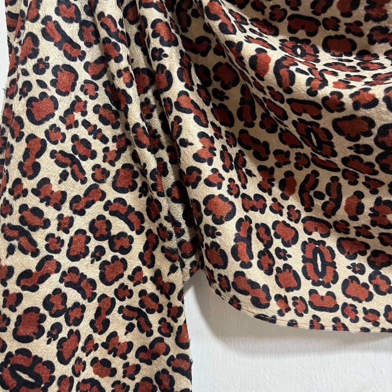 شال زنانه مدل پلنگی مخمل پاییزه