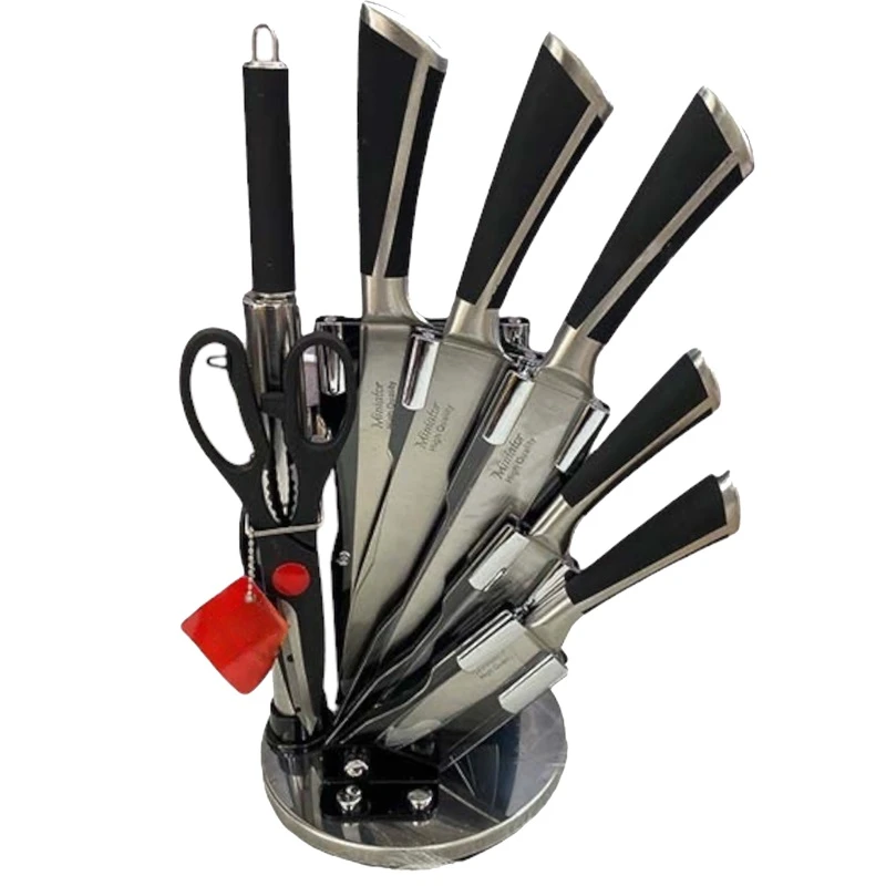 ست چاقو آشپزخانه 9 پارچه مینیاتور مدل 003