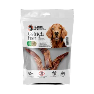تشویقی سگ هاپومیل مدل پای شترمرغ کد Ostrich Feet M وزن 150 گرم
