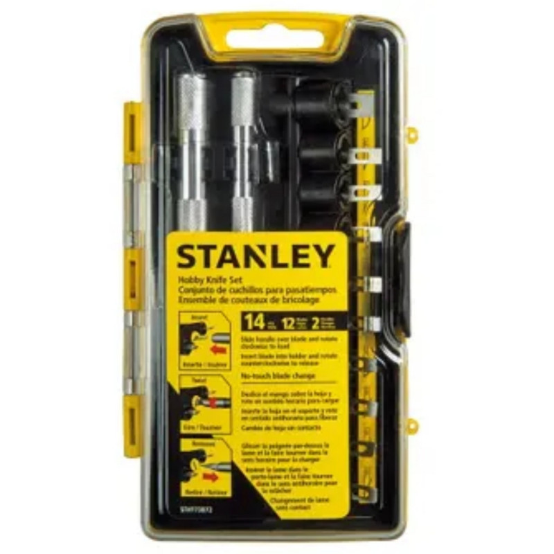 مجموعه 14 عددی کاتر قلمی استنلی مدل STHT0-73872