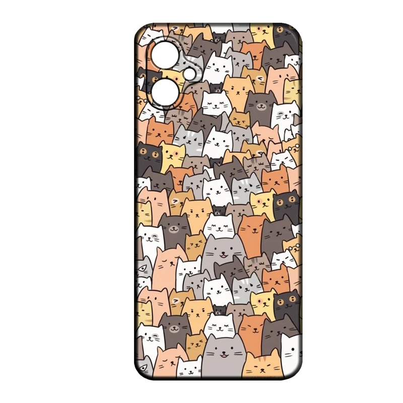 کاور طرح گربه کد 129 مناسب برای گوشی موبایل سامسونگ Galaxy A07