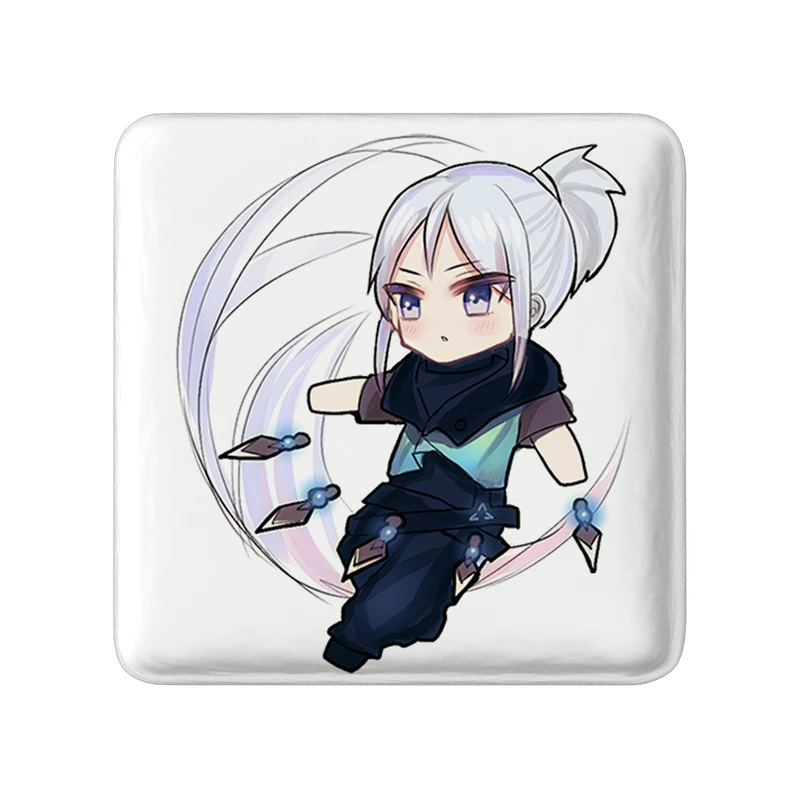 پیکسل خندالو طرح بازی ولورانت (Valorant) مدل مربعی کد 33045