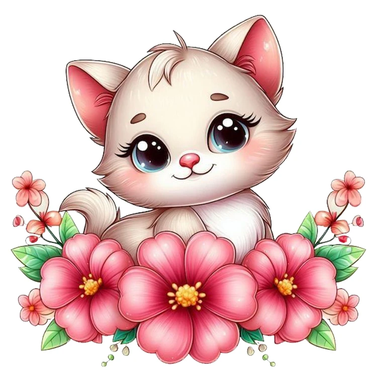 استیکر پارچه و لباس پاد آفرین مدل گربه کد DKST517