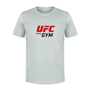 تی شرت آستین کوتاه مردانه مدل UFC کد L36 رنگ طوسی