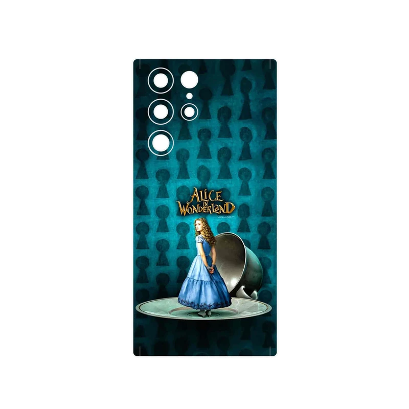 برچسب پوششی ماهوت مدل Alice in Wonderland مناسب برای گوشی موبایل سامسونگ Galaxy S22 Ultra 5G