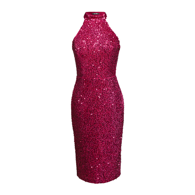 پیراهن یقه ایستاده زنانه مدل 005m