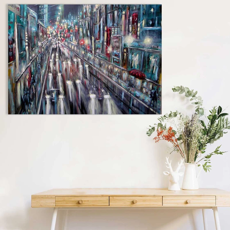 تابلو شاسی گالری استاربوی طرح شب مدل هنری 469