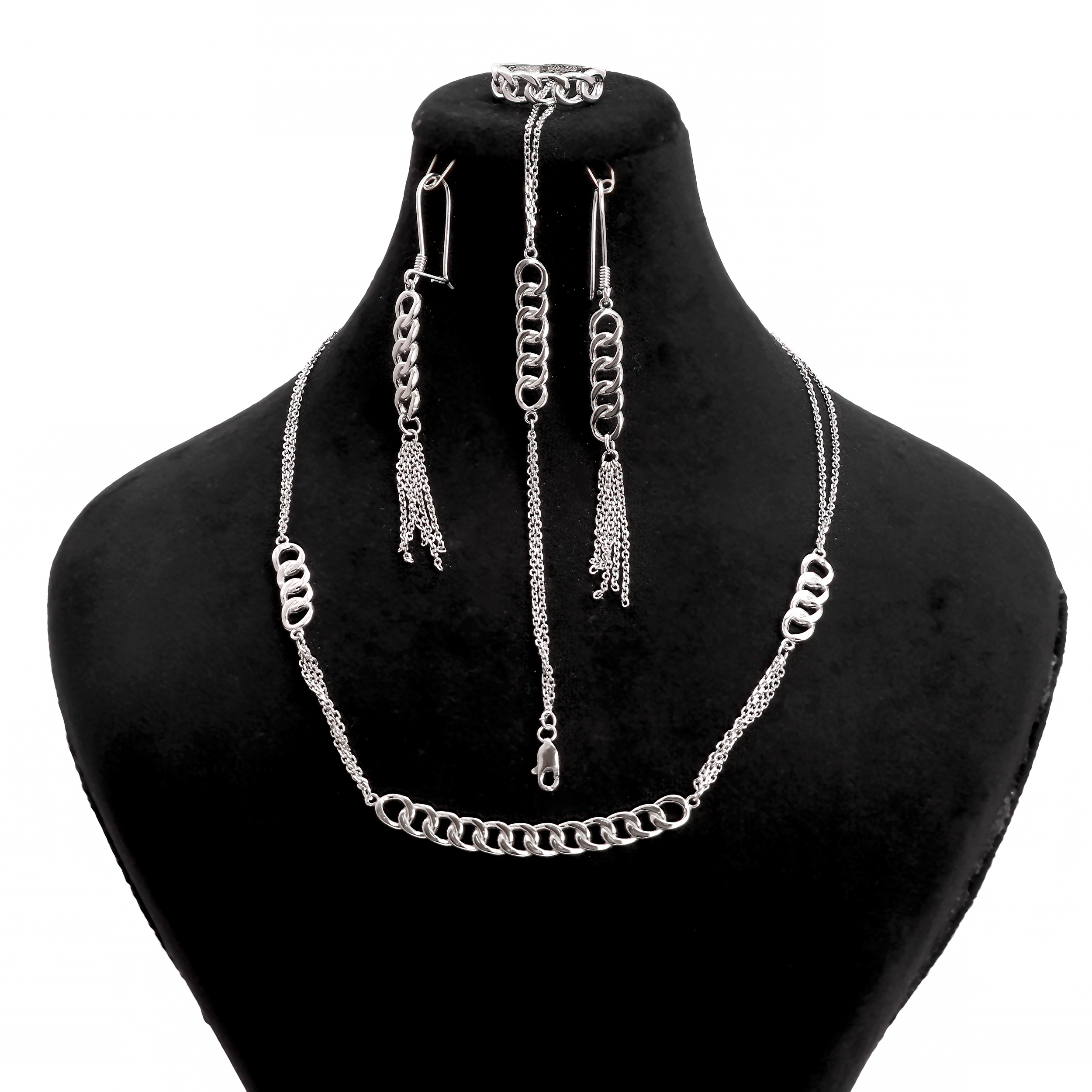 ست نقره زنانه مدل GTA-209