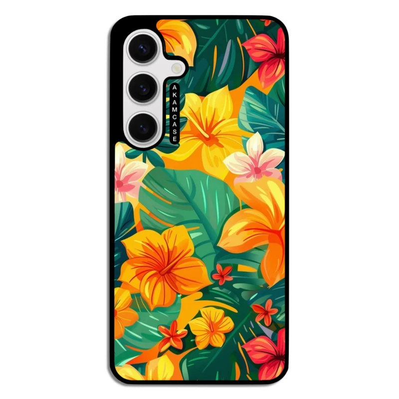 کاور آکام مدل AMC-WSGS24-FLOWERS-28 مناسب برای گوشی موبایل سامسونگ Galaxy S24