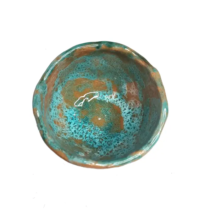 کاسه سفالی مدل دریا کد 01