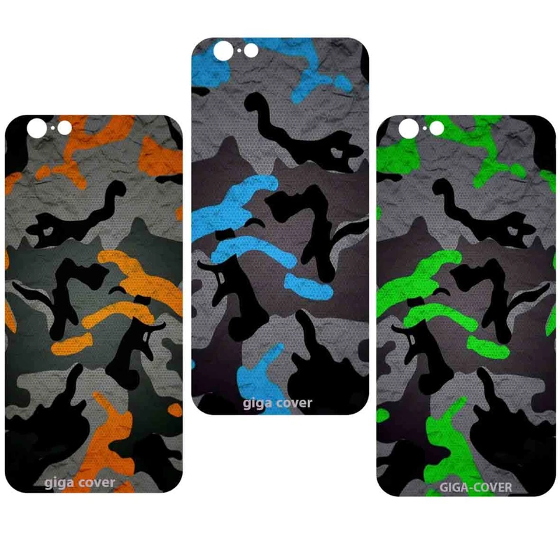 محافظ پشت گوشی گیگا کاور کد 3set army مناسب برای گوشی موبایل اپل iphone 6 مجموعه 3 عددی