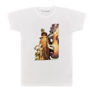 تی شرت آستین کوتاه بچگانه پرمانه طرح عصر یخبندان کد pmt.6423