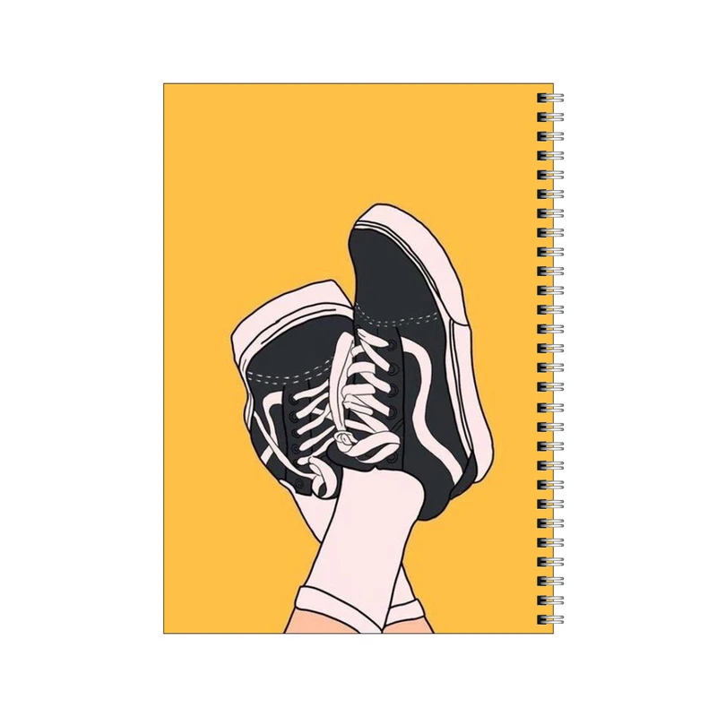 دفتر مشق 50 برگ بامبیلیپ طرح کفش و استایل کد 2554122