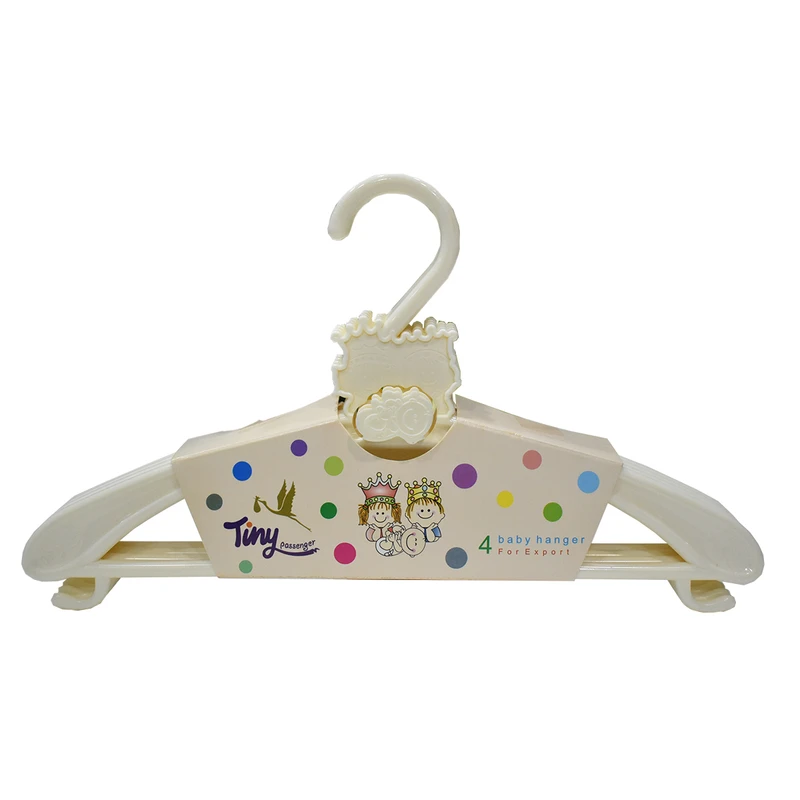 چوب لباسی نوزاد تاینی مدل z500 بسته 4 عددی