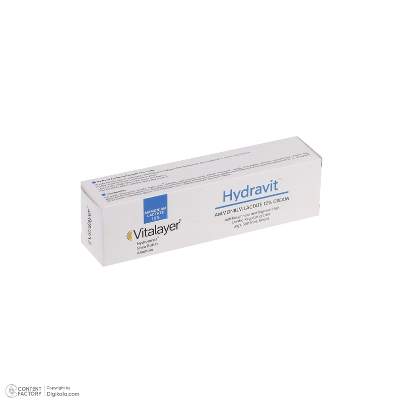 عکس شماره 3 : کرم مرطوب-کننده ویتالیر مدل امونیوم لاکتات حجم 100 میلی-لیتر