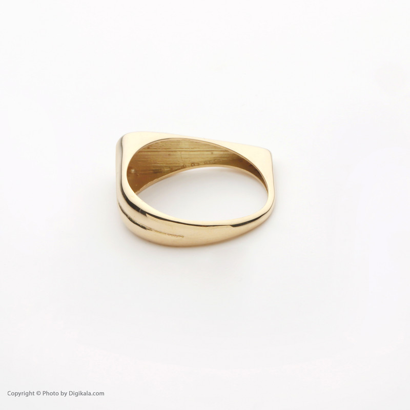 انگشتر طلا 18 عیار زنانه پرسته مدل قلب کشیده کد WR587 سایز 54