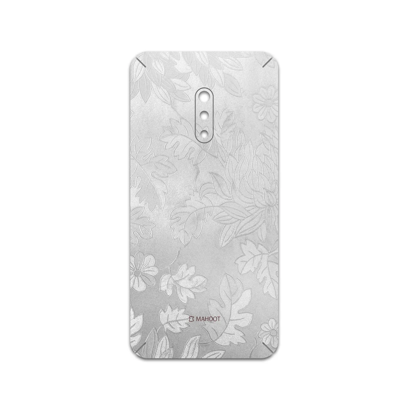 برچسب پوششی ماهوت مدل Silver-Wildflower مناسب برای گوشی موبایل اپو Realme X