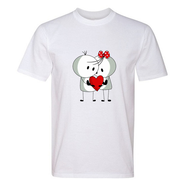 تی شرت آستین کوتاه مردانه مدل T493 طرح لاو