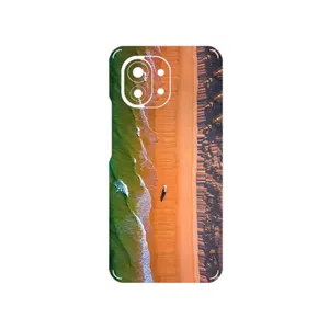 MAHOOT Beach and Green Sea Cover Sticker for Xiaomi Mi 11 5G