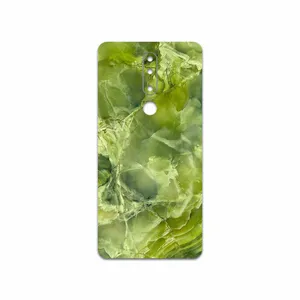 MAHOOT Green Crystal Marble Cover Sticker for Nokia 3.1 Plus