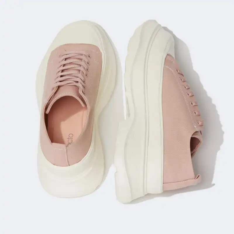 کفش روزمره زنانه دفکتو مدل طبی پاستلی