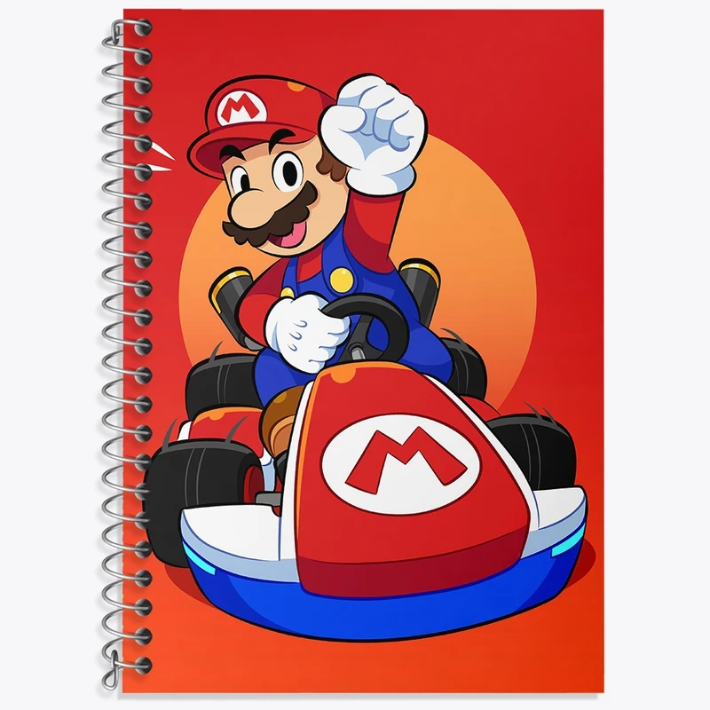 دفتر لغت 50 برگ خندالو طرح (Mario) بازی سوپر ماریو کد 31518