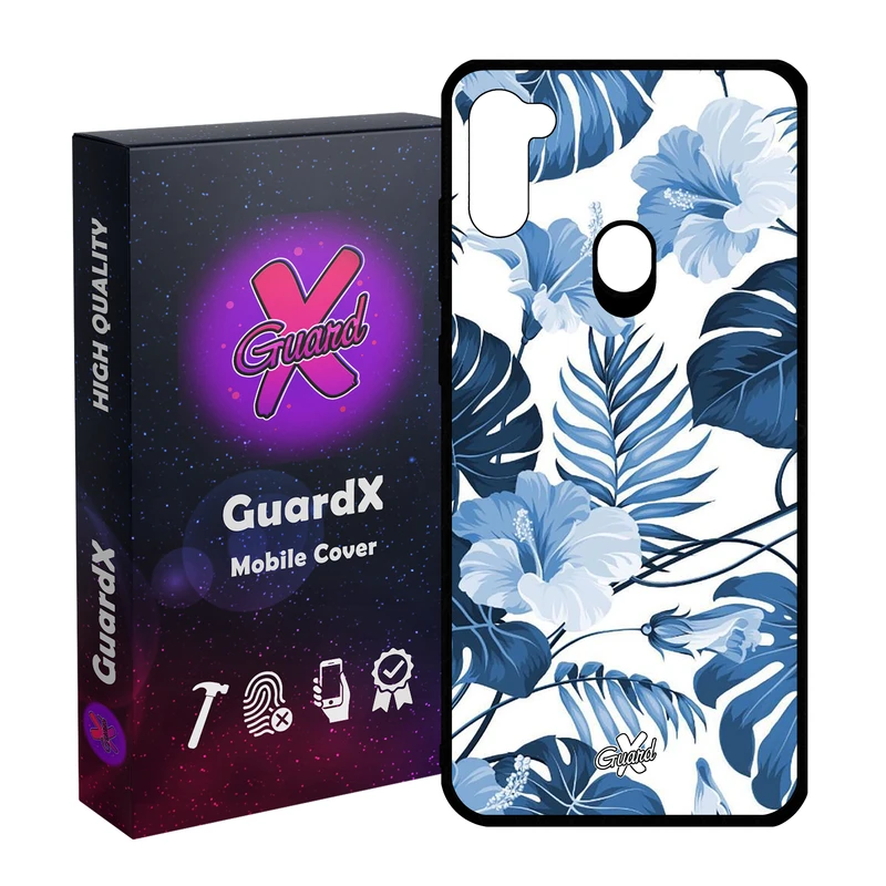 کاور گارد ایکس طرح Flower مدل Glass50354 مناسب برای گوشی موبایل سامسونگ Galaxy A11 / M11