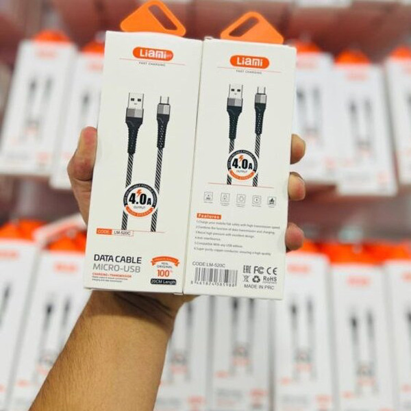 کابل تبدیل USB به usb-C لیامی مدل LM-520C طول 0.2 متر