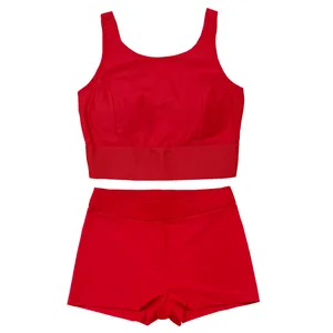 ست نیم تنه و شلوارک ورزشی زنانه کرین مدل 377958