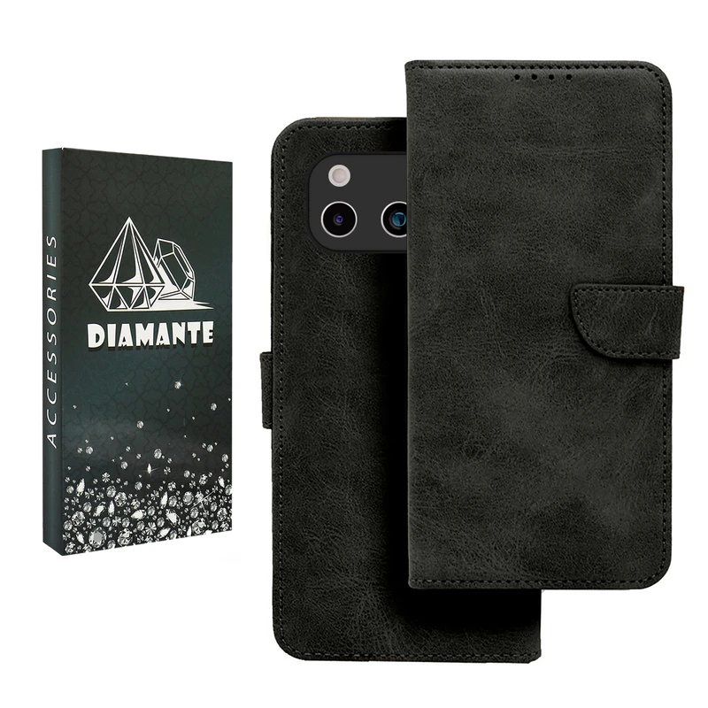 کیف کلاسوری دیامانته مدل Khoshi Bk مناسب برای گوشی موبایل Daria Bond 2