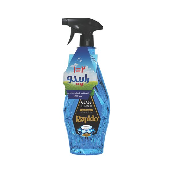 شیشه پاک کن کنسانتره راپیدو مدل آبی حجم  500 میلی لیتر