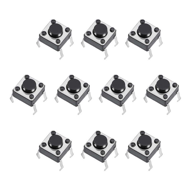 میکرو سوئیچ مدل Vertical-6×6×4.3-4P بسته 10 عددی
