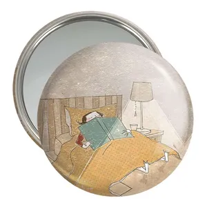 آینه جیبی خندالو مدل کتاب  کد 5424