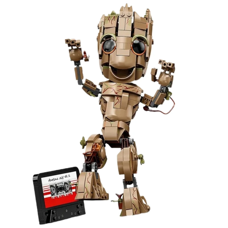 ساختنی  538 تکه ناب سل مدل گروت سریINFINITY SAGA IM GROOT D6017