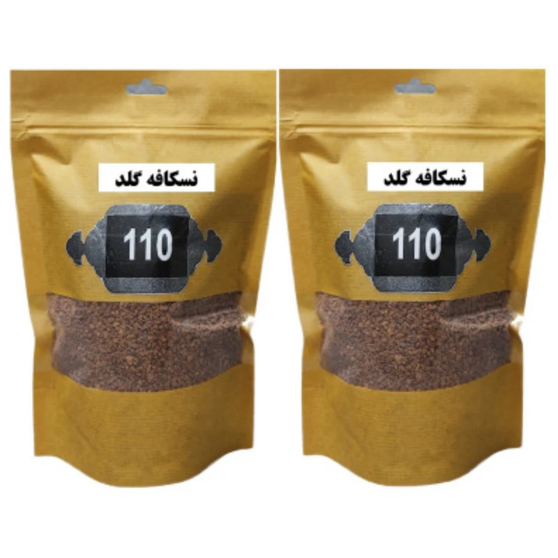 قهوه فوری گلد 110 - 50 گرم بسته 2 عددی