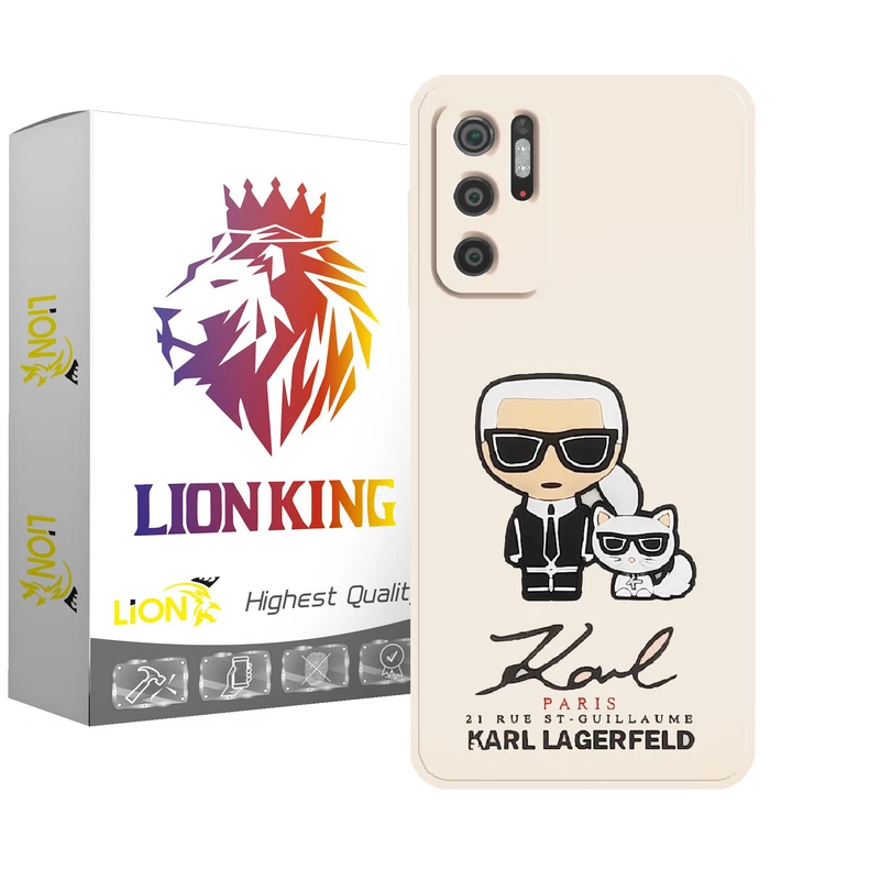 کاور لاین کینگ مدل مرد وگربه 3d keremii مناسب برای گوشی موبایل شیائومی Poco M3 Pro