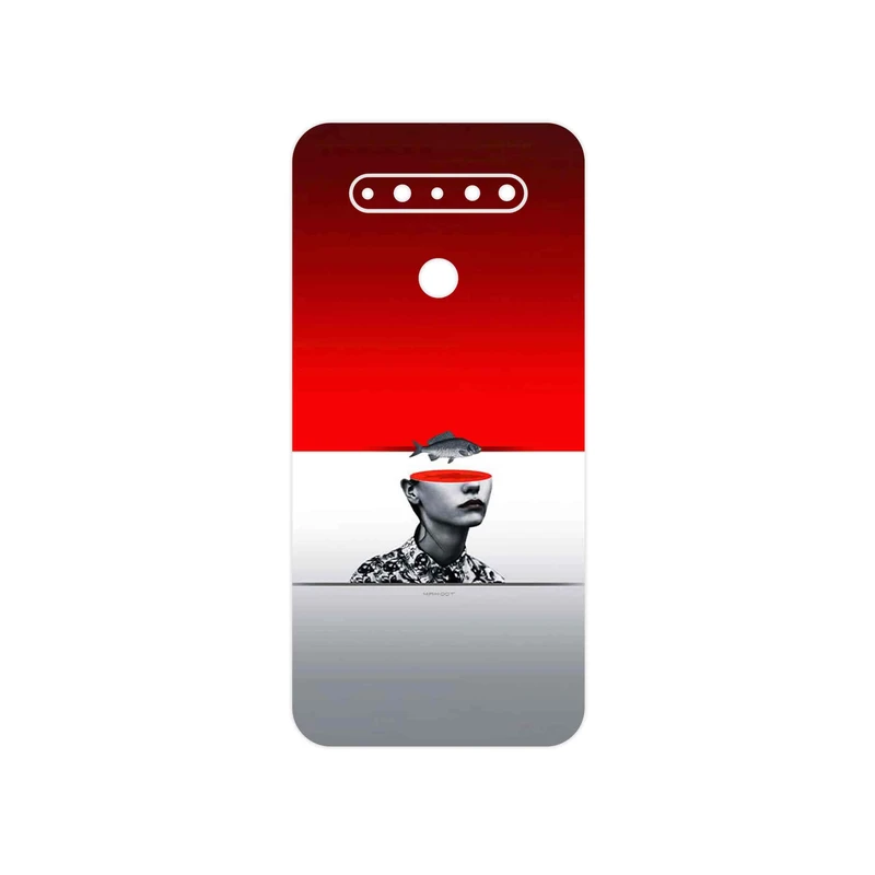 برچسب پوششی ماهوت مدل Collage of surreal Portrait of Women 1 مناسب برای گوشی موبایل ال جی K51s