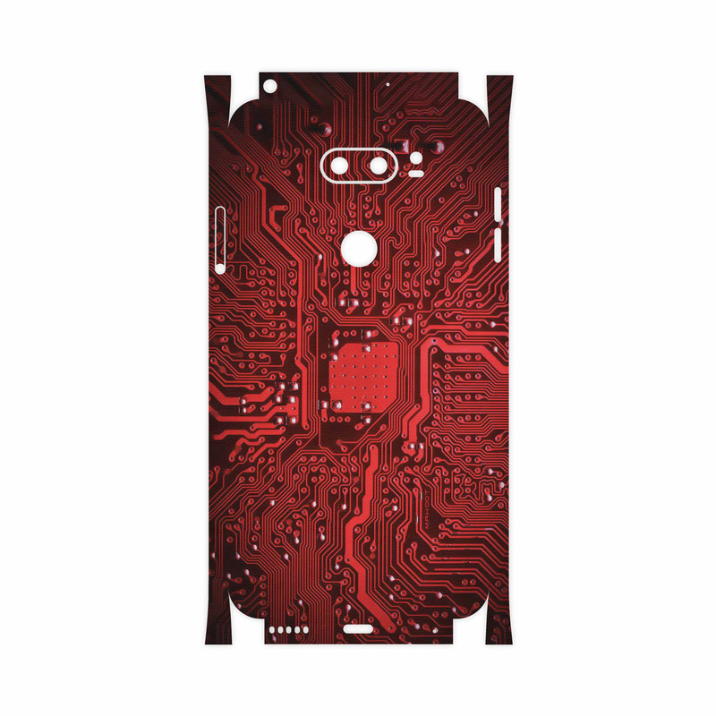 برچسب پوششی ماهوت مدل Red Printed Circuit Board-FullSkin مناسب برای گوشی موبایل ال جی V30