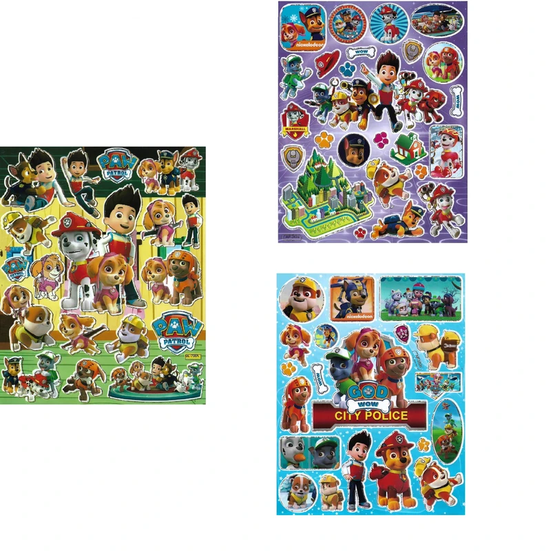 برچسب طرح سگ های نگهبان کد NGHA 01 مجموعه 3 عددی