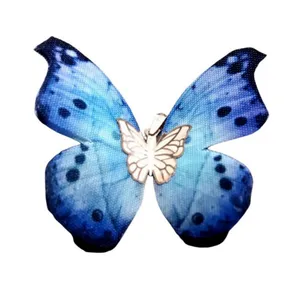 آویز گردنبند طلا 18 عیار زنانه مدل پروانه کد K39