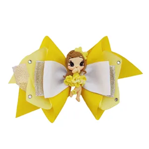 گیره مو دخترانه مدل دختر گل پا کد P11