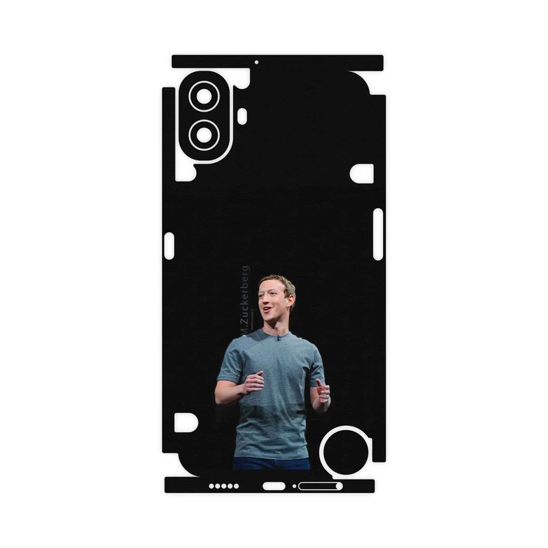 برچسب پوششی ماهوت مدل Mark_Zuckerberg-FullSkin مناسب برای گوشی موبایل ناتینگ CMF Phone 1