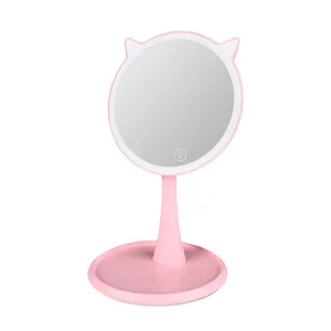 رینگ لایت آرایشی و آینه مدل AM-Rabbit