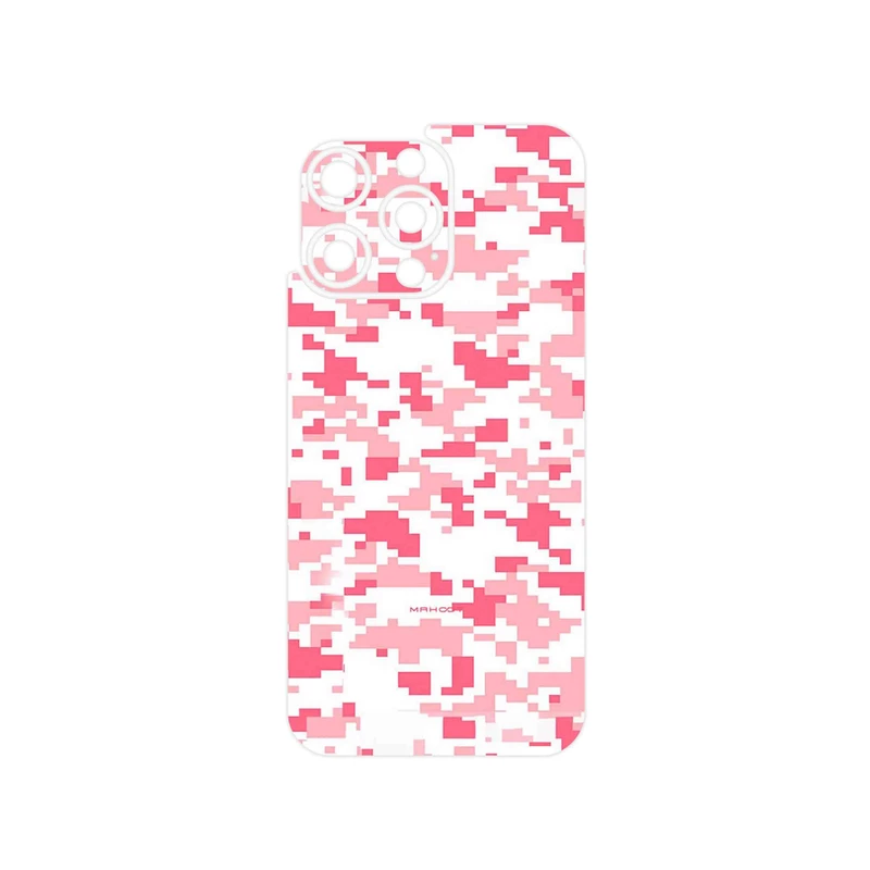 برچسب پوششی ماهوت مدل Army_Pink_Pixel مناسب برای گوشی موبایل اپل iPhone 15 Pro Max