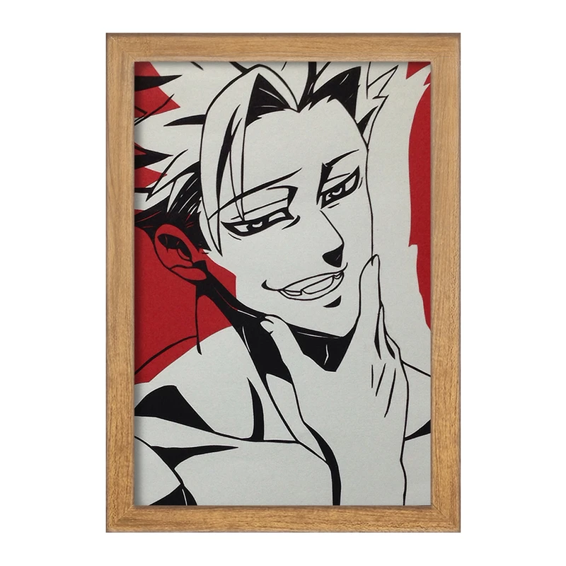 تابلو خندالو مدل بن انیمه هفت گناه کبیره  کد 17583