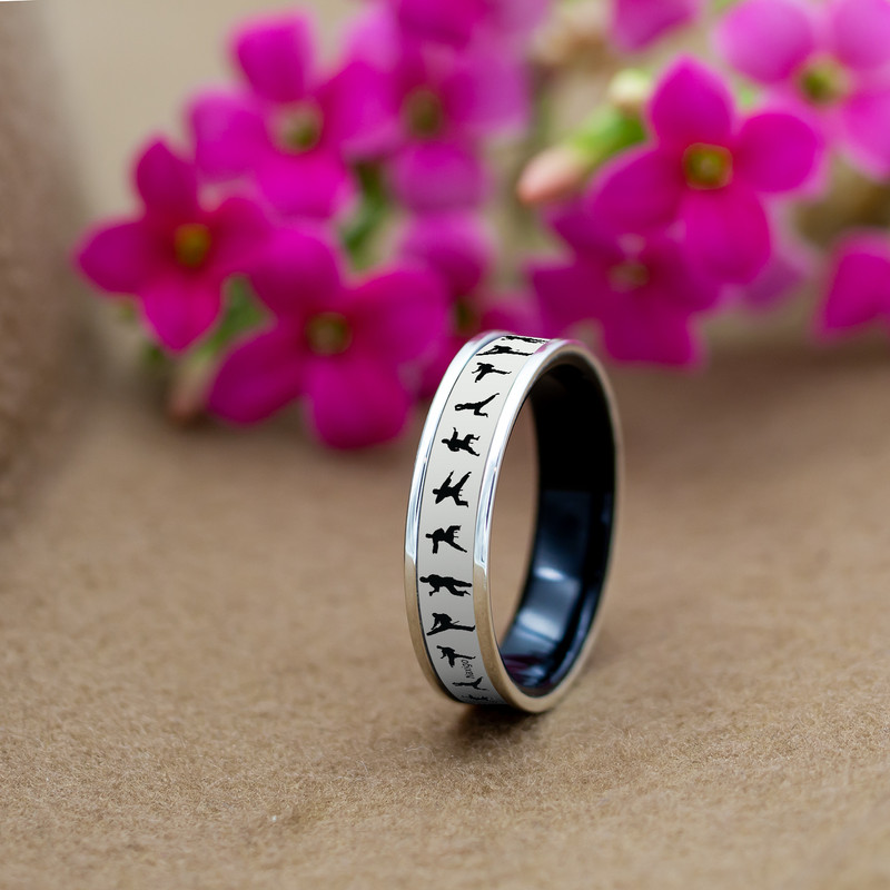 انگشتر ناکسیگو مدل شب تاب طرح کاراته کد RB15670