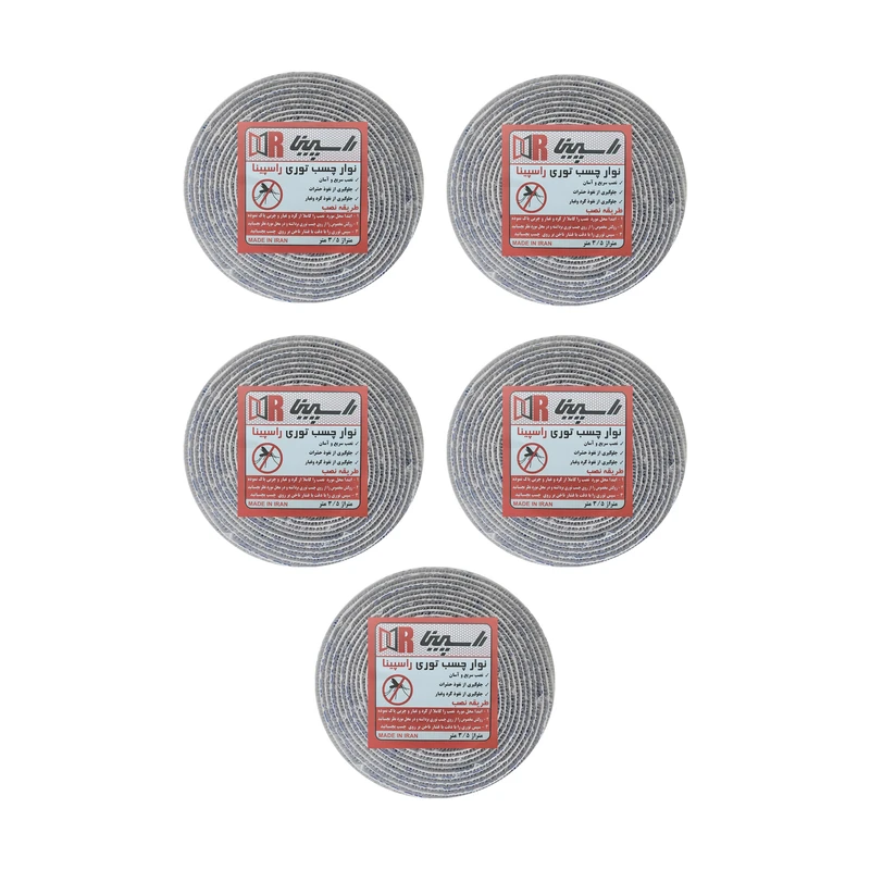 نوار چسب توری راسپینا مدل R35 طول 3.5 متر بسته 5 عددی