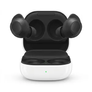 هدفون بلوتوثی سامسونگ مدل Galaxy Buds FE با نویز کنسلینگ فعال (ANC)، درگاه شارژ USB Type-C، دارای میکروفون دوگانه، مقاوم در برابر رطوبت و عرق