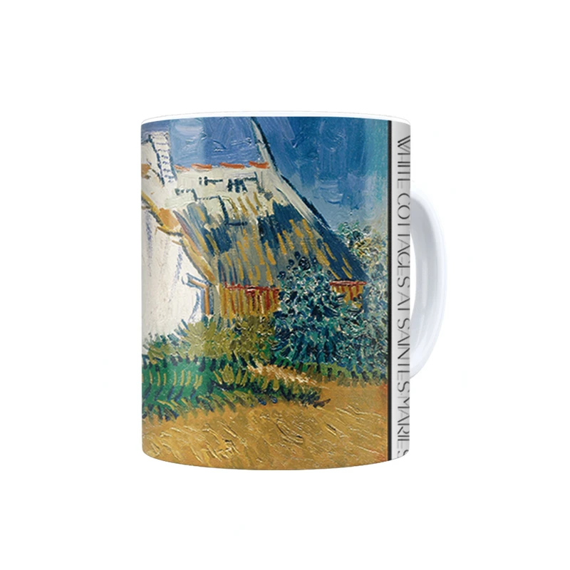 ماگ ترمه طراحان ایده مدل کلبه سفید در سن ماریه از ونگوگ کد art0044